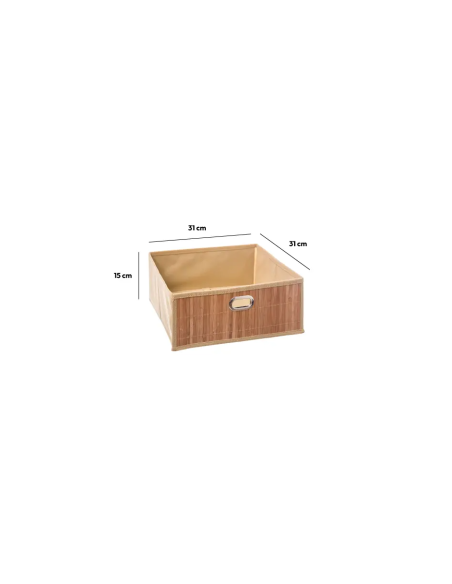 PORTAOGGETTI 31X15CM BAMBOO NATURALE su TreG Ingrosso