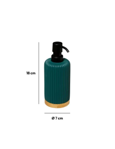 DISPENSER SAPONE 20CM PETROLIO su TreG Ingrosso