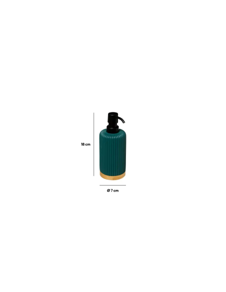 DISPENSER SAPONE 20CM PETROLIO su TreG Ingrosso