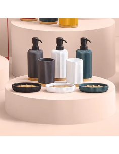 DISPENSER SAPONE 20CM PETROLIO su TreG Ingrosso