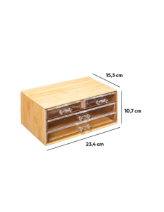 PORTAGIOIE 4 CASSETTI 23X11X15CM su TreG Ingrosso
