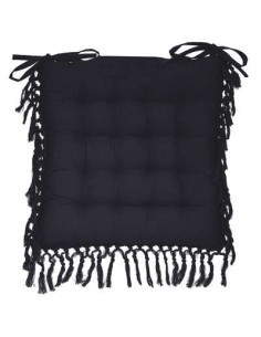 CUSCINO MACRA NERO 40X40CM POLIESTERE su TreG Ingrosso