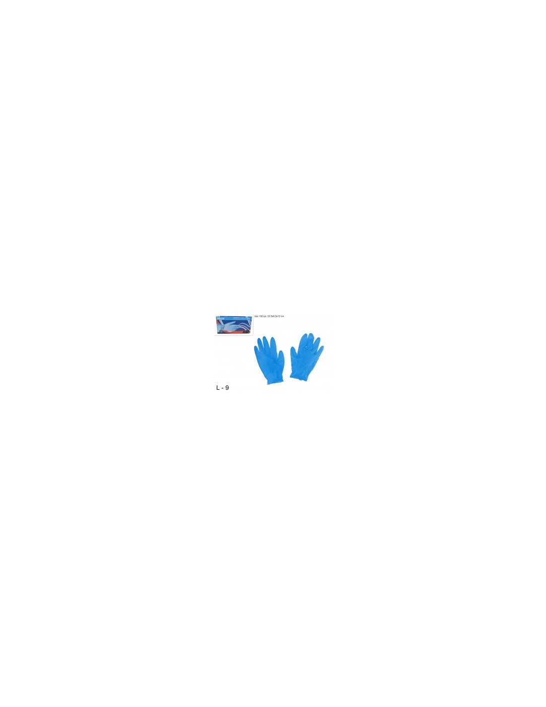 CONF 100 GUANTI 77028 NITRILE TG L su TreG Ingrosso