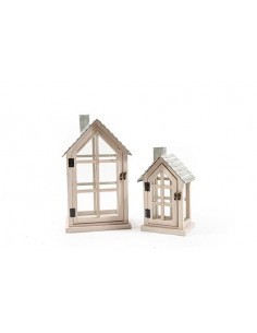 LANTERNA 26114 2 MISURA LEGNO/MTALLO su TreG Ingrosso