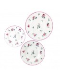 FIORI PIATTO FONDO 24CM 55079 su TreG Ingrosso