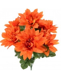 RAMO 7366 DAHLIAS AMARILLO su TreG Ingrosso