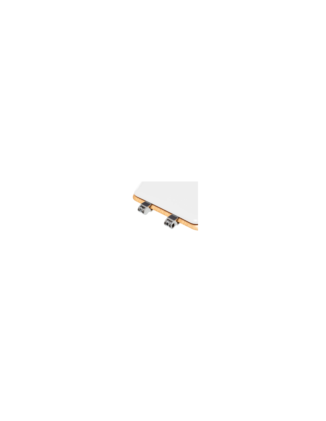 SEDILE WC LEGNO C/COP BIANCO 36X47CM su TreG Ingrosso