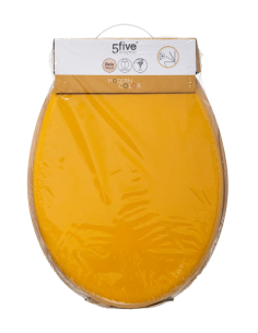 SEDILE WC LEGNO C/COP GIALLO 36X47CM su TreG Ingrosso