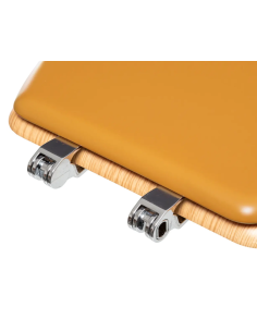 SEDILE WC LEGNO C/COP GIALLO 36X47CM su TreG Ingrosso