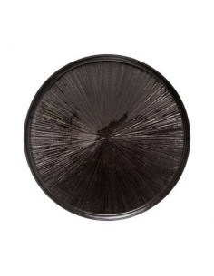 PIATTO ASTRA NERO 21CM su TreG Ingrosso