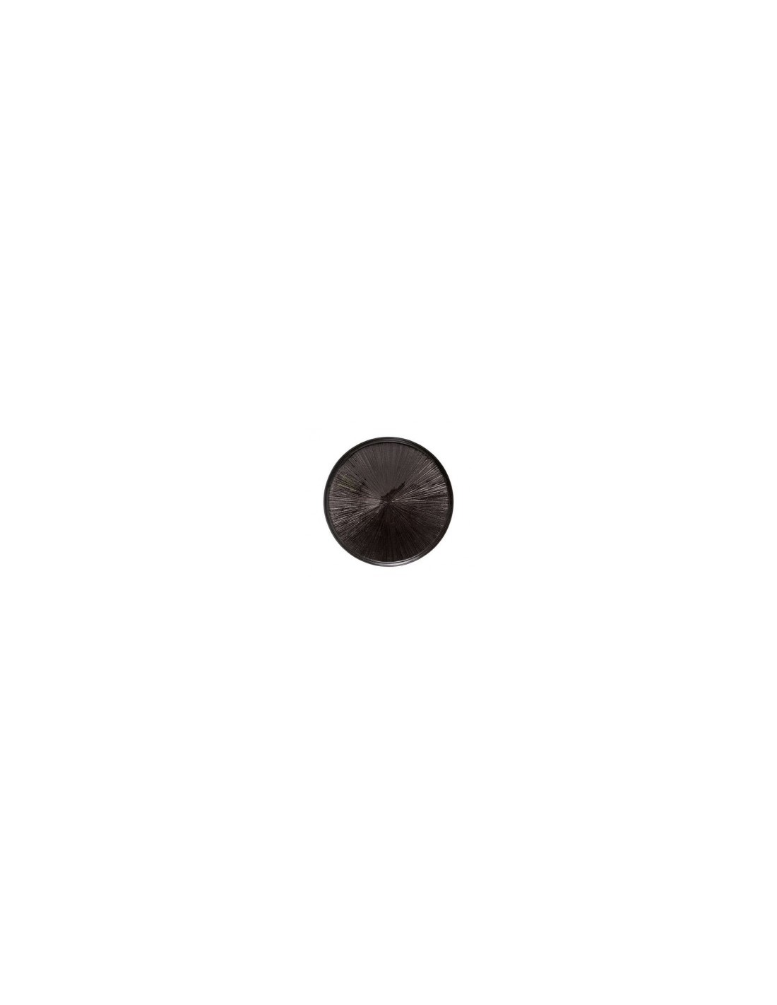 PIATTO ASTRA NERO 21CM su TreG Ingrosso
