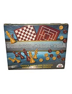 87 GIOCO SCACCHI DAMA TRIA su TreG Ingrosso