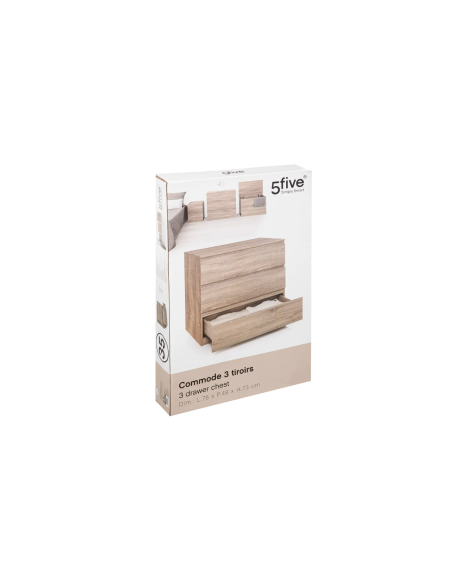 CASSETTIERA 3 CASSETTI 78X48X73CM su TreG Ingrosso