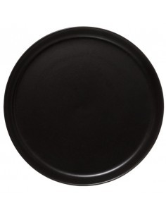 PIATTO PIANO 28CM NERO su TreG Ingrosso