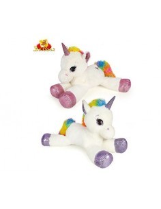 PELUCHE 25542 UNICORNO 60CM COLORI ASSORTITI su TreG Ingrosso