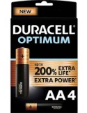 DURACELL OPTIMUM BL 4 PILE AA su TreG Ingrosso