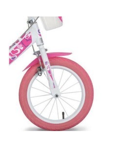 BICI 14 LITTLE HEART BIANCO/ROSA su TreG Ingrosso
