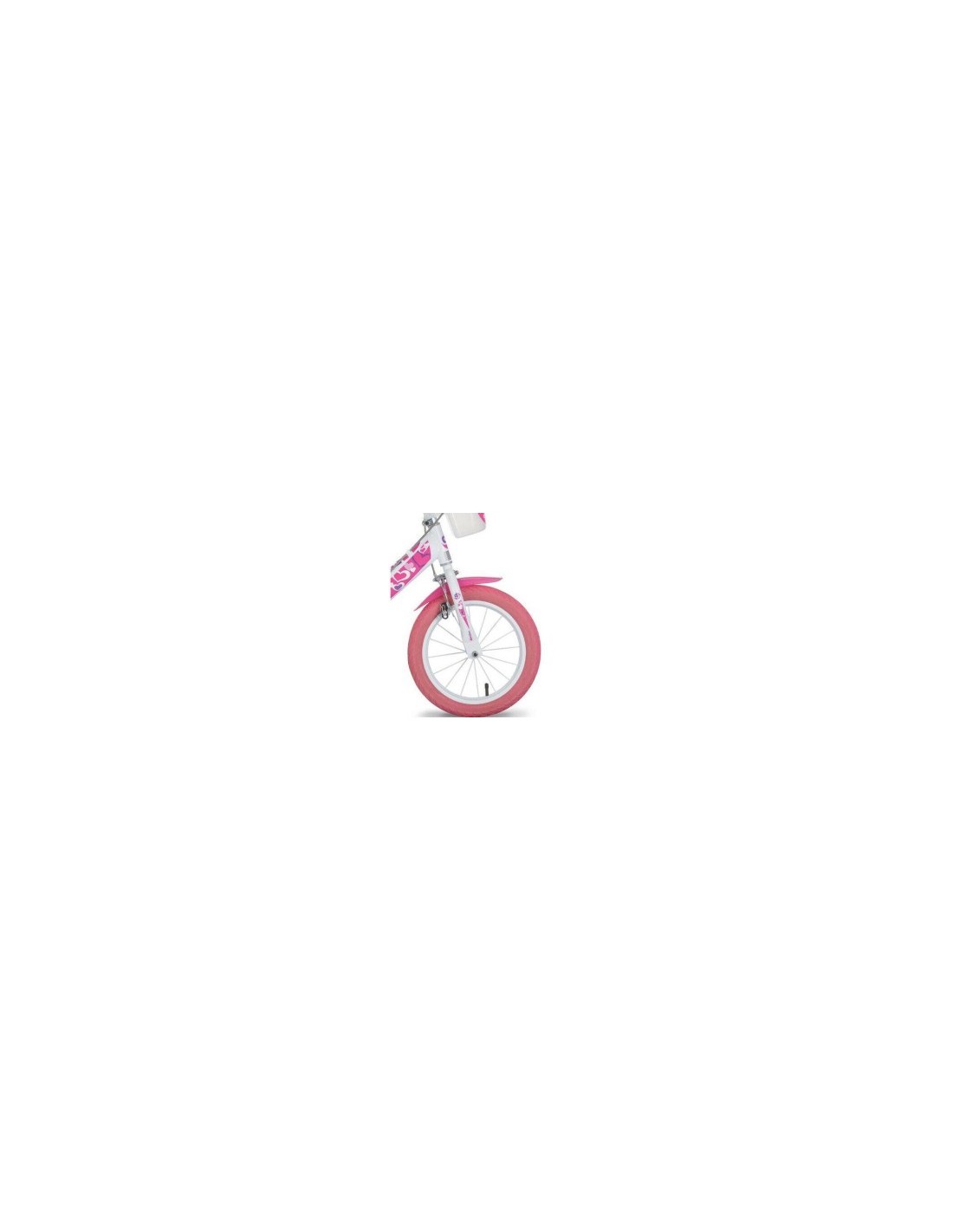BICI 14 LITTLE HEART BIANCO/ROSA su TreG Ingrosso