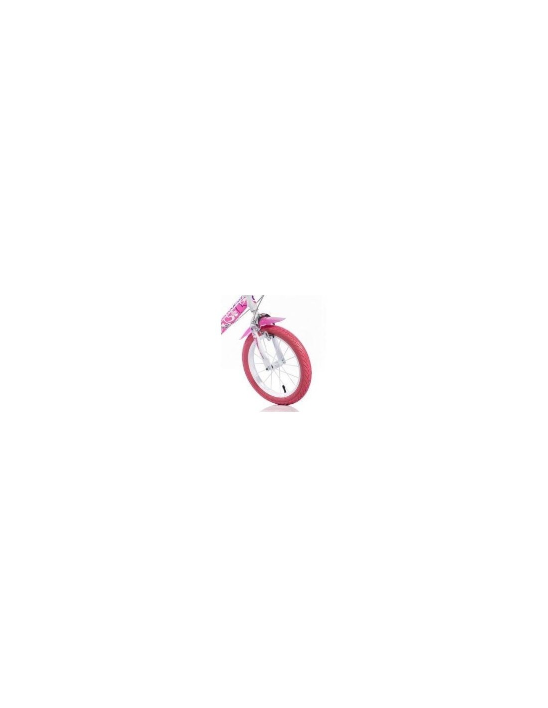 BICI 16 LITTLE HEART BIANCO/ROSA su TreG Ingrosso