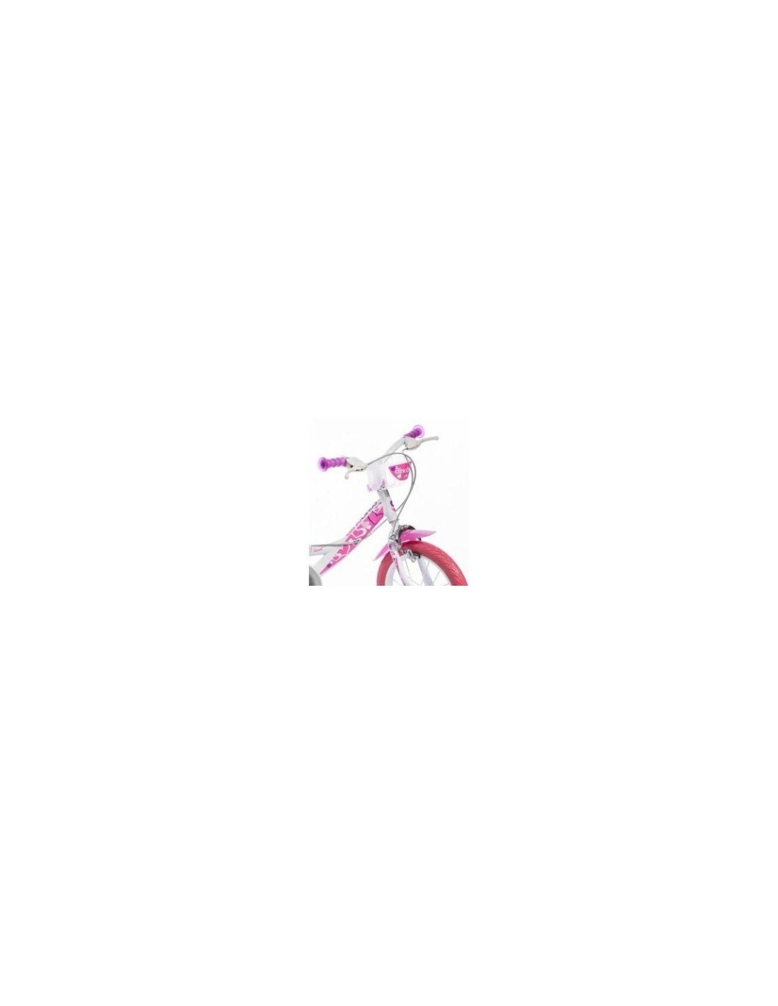 BICI 16 LITTLE HEART BIANCO/ROSA su TreG Ingrosso