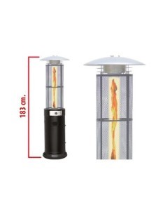 STUFA CILINDRO GRIGIO OPACO S66-11 su TreG Ingrosso