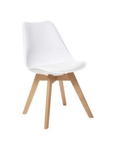 SEDIA 157166B BAYA BIANCO su TreG Ingrosso