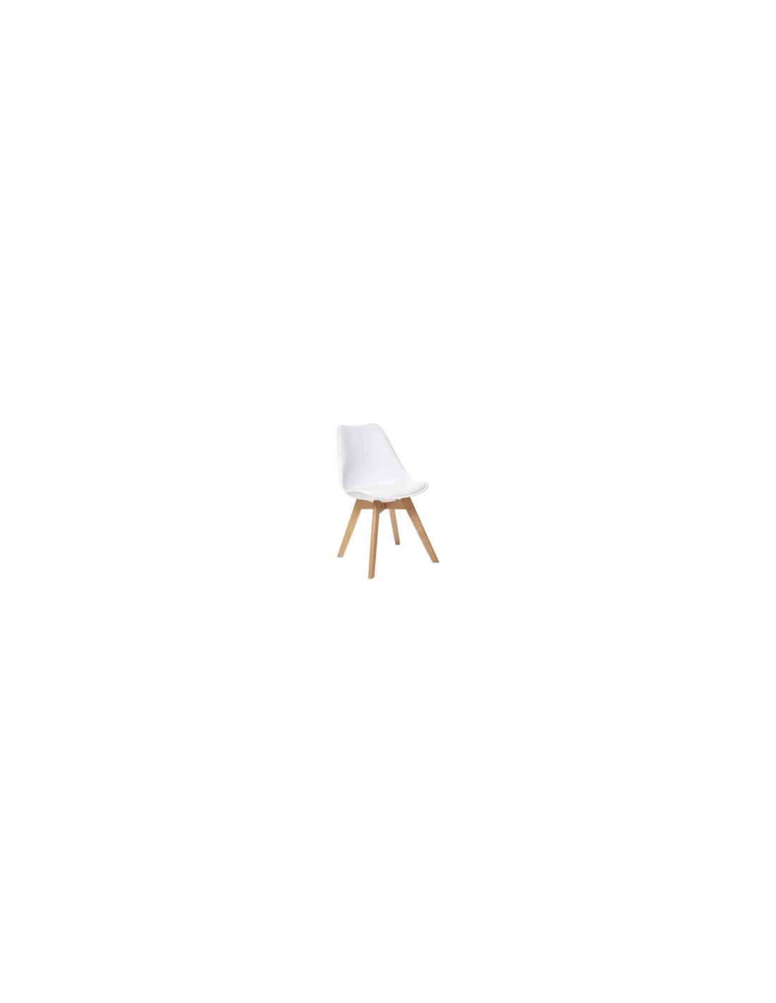 SEDIA 157166B BAYA BIANCO su TreG Ingrosso