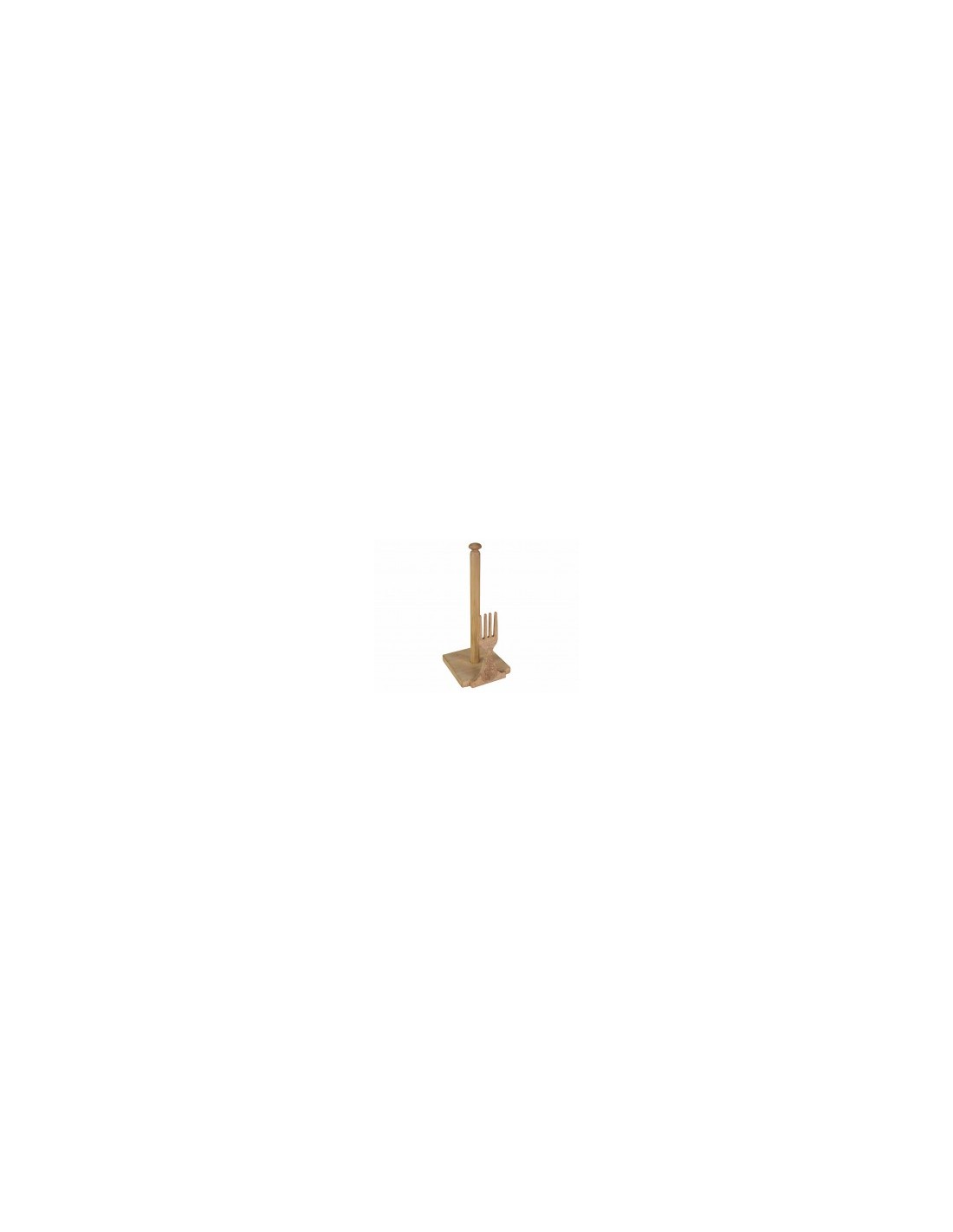PORTAROTOLO EA6686 LEGNO 34CM C/FORCHETTA su TreG Ingrosso