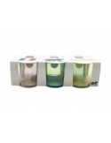 CONF 6 BICCHIERI SIDRA 36CL COLORI ASSORTITI su TreG Ingrosso