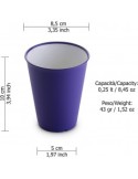 SANALIVING BICCHIERE S2025VL VIOLA su TreG Ingrosso
