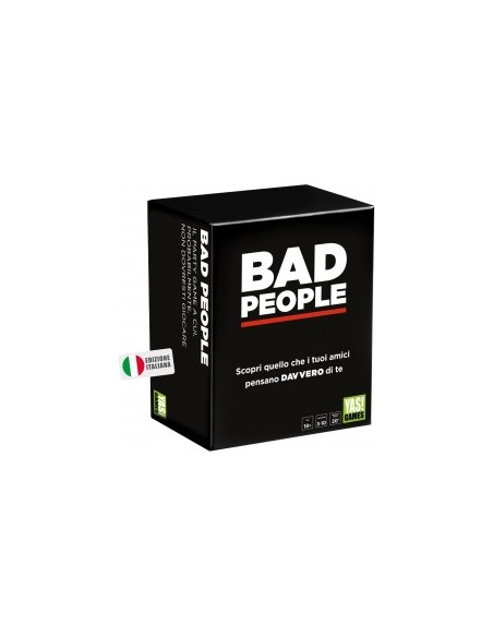 Rocco Giocattoli Bad People, gioco da tavolo per adulti, serate tra amici, gioco divertente, giochi di società 18+