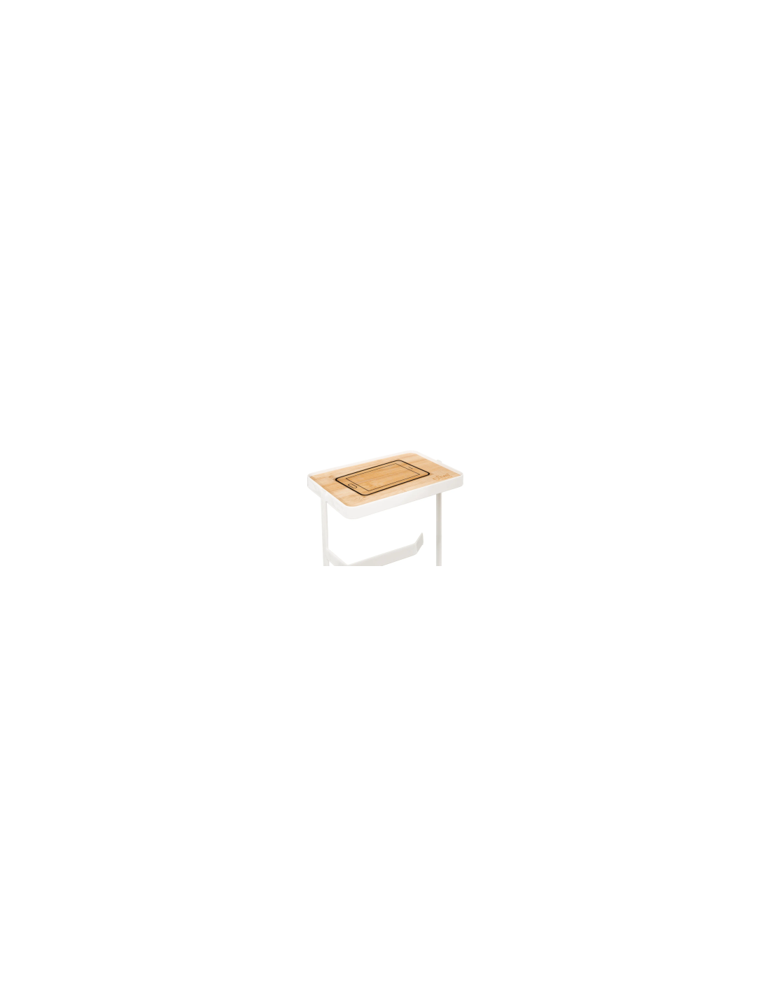 PORTAROTOLO 174679A BIANCO 60CM METALLO su TreG Ingrosso