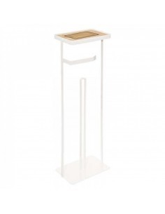 PORTAROTOLO 174679A BIANCO 60CM METALLO su TreG Ingrosso