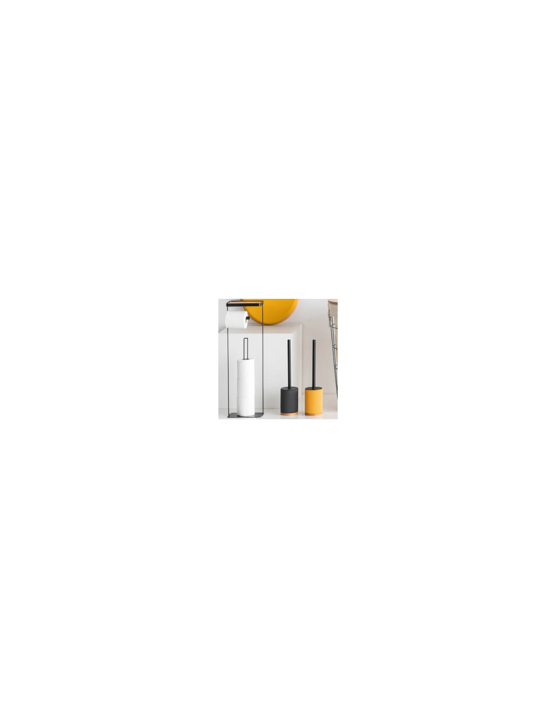 PORTAROTOLO 174679B NERO 60CM METALLO su TreG Ingrosso