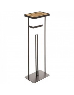 PORTAROTOLO 174679B NERO 60CM METALLO su TreG Ingrosso