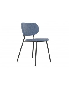 SEDIA MB180354 AZZURRO 52X47X77 METALLO/POLIESTERE su TreG Ingrosso