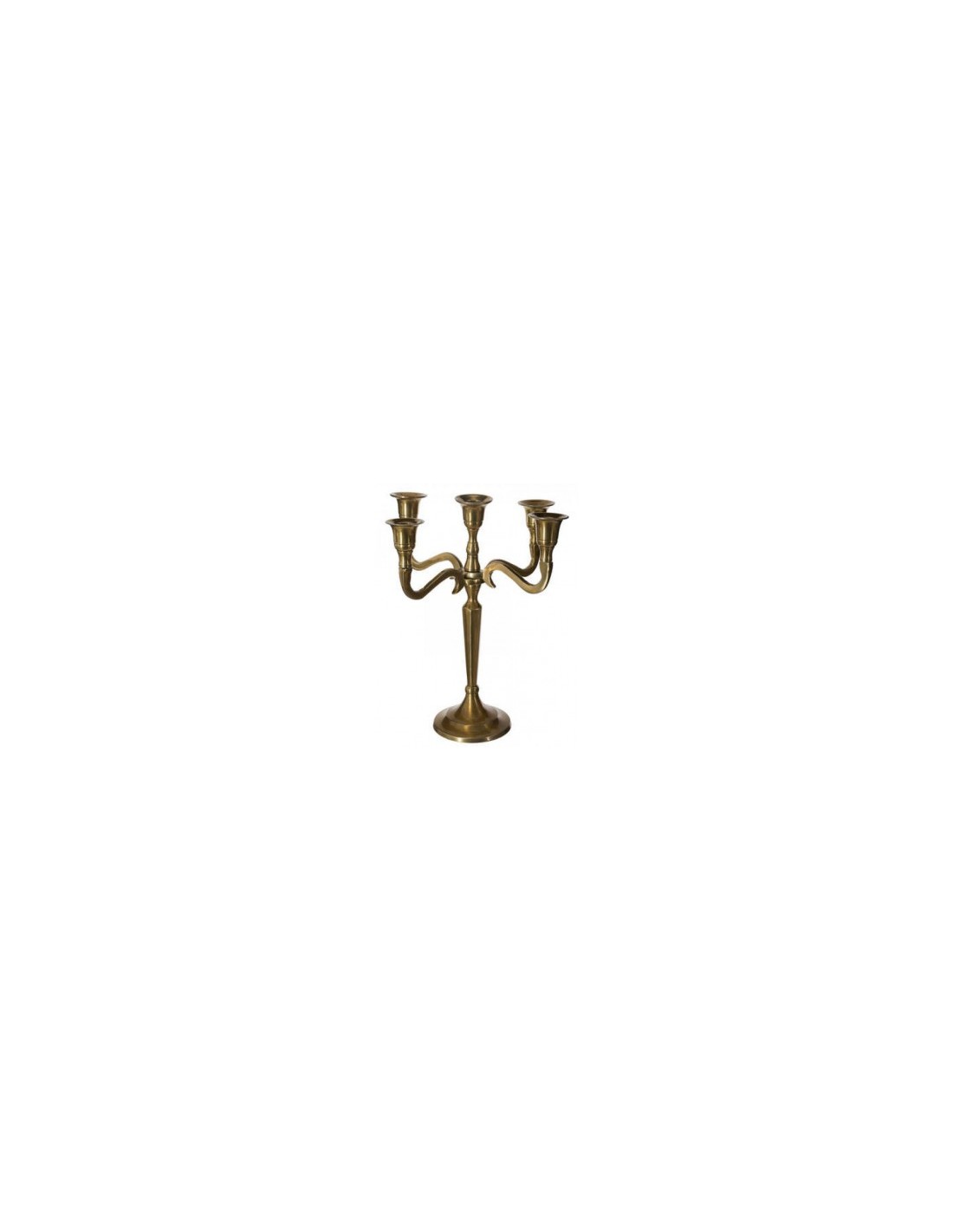 CANDELABRO 103425A 5P ORO 27CM su TreG Ingrosso