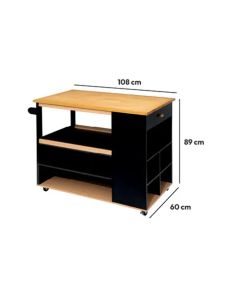 MOBILETTO CUCINA 108X89X60CM su TreG Ingrosso