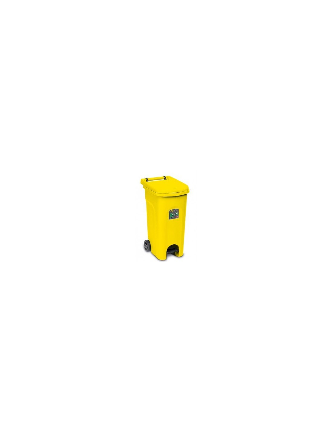 BIDONE 25605 GIALLO 80LT C/PEDALE URBAN ECO SYSTEM su TreG Ingrosso