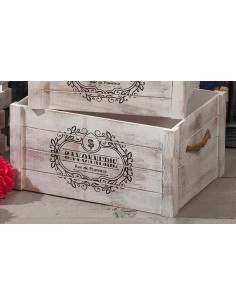 CASSETTA 46406 3 MIS LEGNO 40X30X20CM su TreG Ingrosso