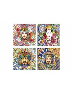 QUADRO 73988 OLEOGRAFIA 40X40 ASSORTITO su TreG Ingrosso