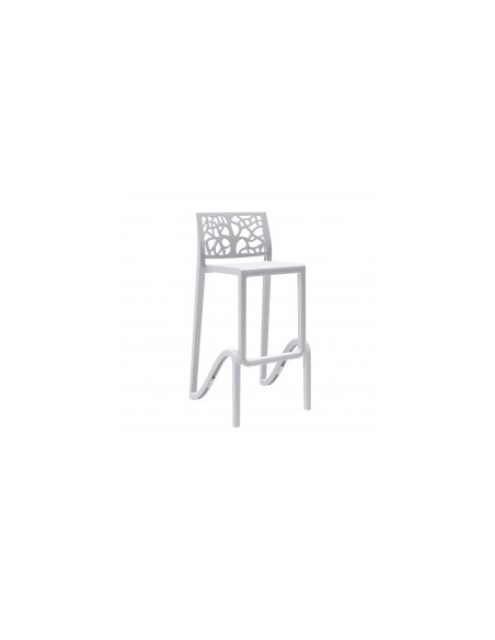 SGABELLO ZEFIRO BIANCO 75CM su TreG Ingrosso