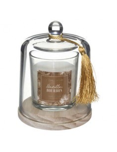 CANDELA 181645A VANIGLIA 130GR CON CAMPANA VETRO su TreG Ingrosso