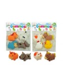 GOGO 66778 GOMMOSI 4PZ ANIMALI DELLA FATTORIA su TreG Ingrosso