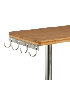 MENSOLA CUCINA 111123 BAMBOO CON 4 GANCI su TreG Ingrosso