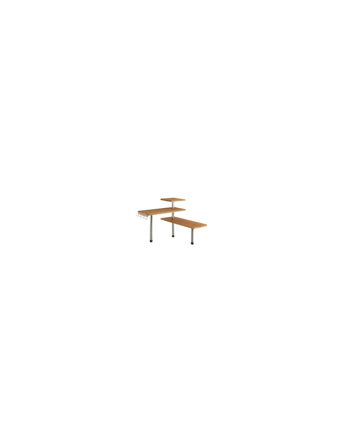MENSOLA CUCINA 111123 BAMBOO CON 4 GANCI su TreG Ingrosso