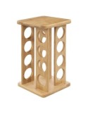 PORTASPEZIE BAMBOO 124572 CON 16 BARATTOLI su TreG Ingrosso