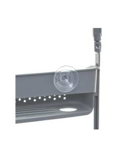 MENSOLA 160922B DOCCIA 2P FLESSIBILE GRIGIO su TreG Ingrosso