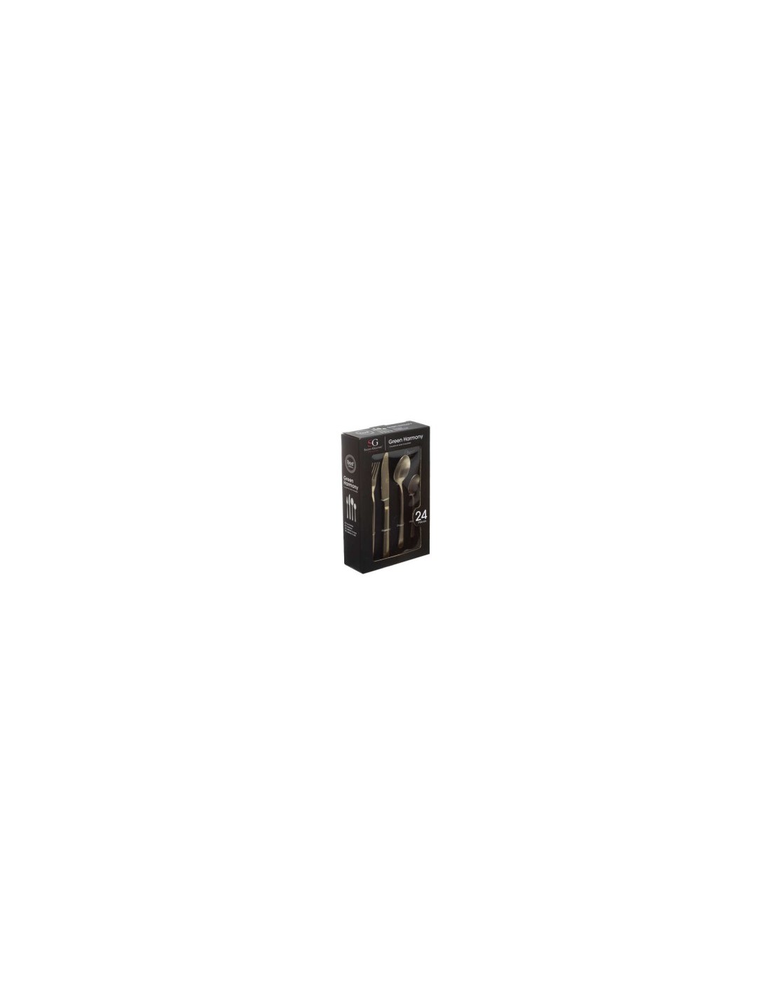 SERVIZIO 24 POSATE 173746 GREEN HARMONY su TreG Ingrosso
