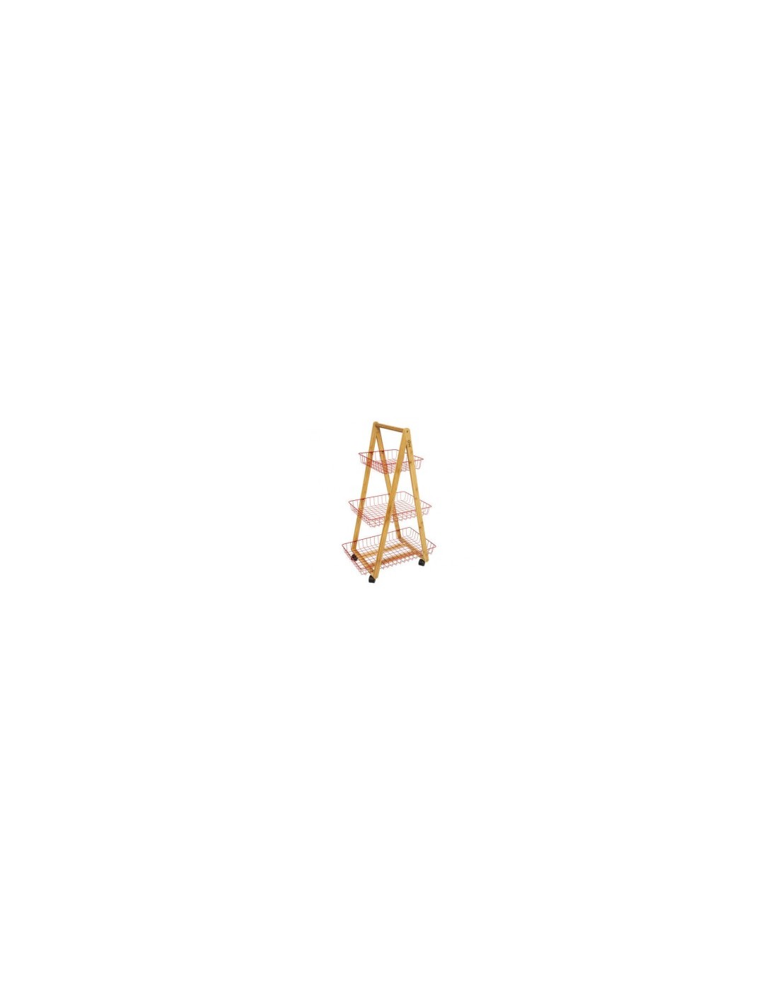 CARRELLO 174682E 3P BAMBOO/ROSA su TreG Ingrosso